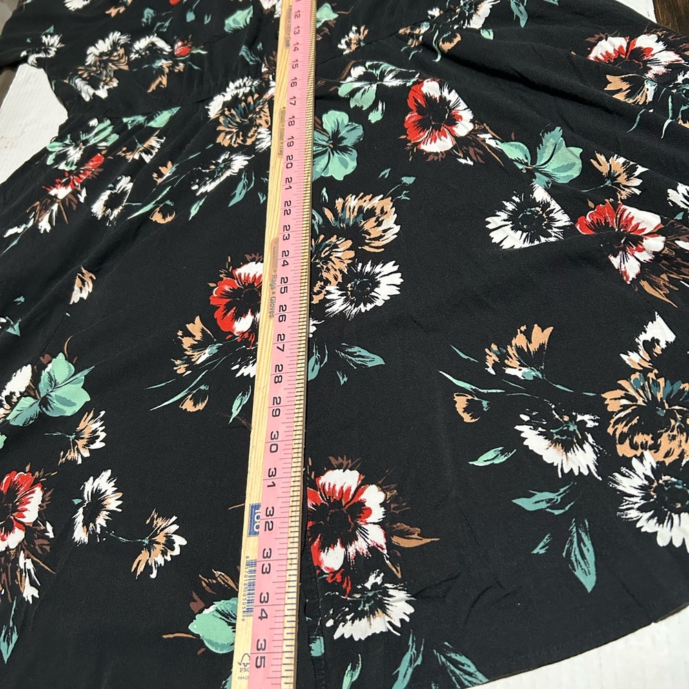 Torrid Black Floral Midi Dress - Picture 10 of 12